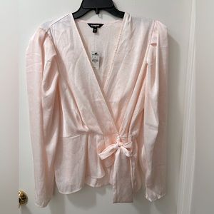 Express Light pink/peach Blouse with pattern